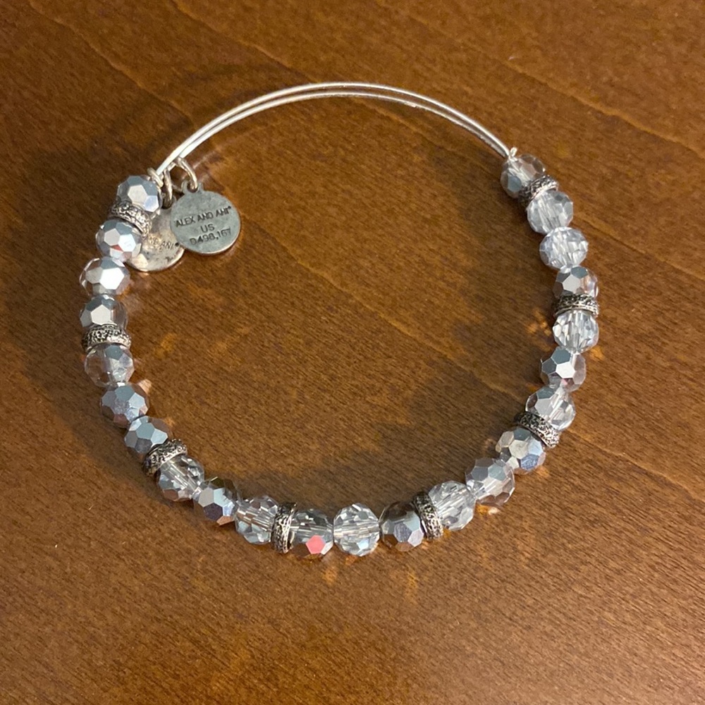 Alex and Ani silver bead bracelet - Picture 3 of 5